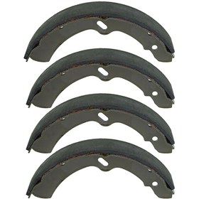 تصویر لنت ترمز کفشکی پارس مناسب چرخ عقب نیسان وانت جونیور کد 71036 Pars Lent 71036 Rear Brake Shoes for Nissan Pickup Junior