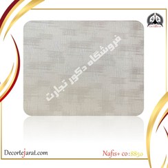 تصویر کاغذ دیواری ضدآب طرح کرم 