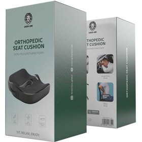 تصویر بالش نشیمن طبی گرین لاین مدل green lion orthopedic seat cushion 