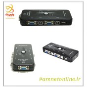 تصویر KVM کی وی ام 4 پورت USB 2.0 دستی مدل KVM41UA 