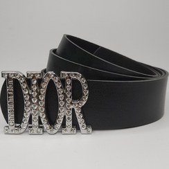 تصویر کمربند زنانه دیور نقره‌ای 