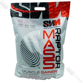 تصویر پودر مس گینر رپتور اس ان ان آمریکا طعم شکلاتی 5440 گرمی SNN Mass Gainer Raptor Powder 5440 g