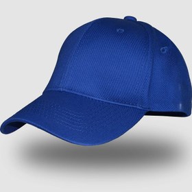 تصویر کلاه نقاب دار نخی آبی کاربنی 