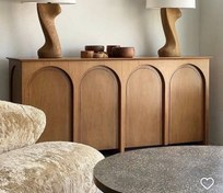 تصویر کاور رادیاتور چوب و حصیر (سایز 1) 