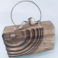 تصویر کیف چوبی مدل سرآب 