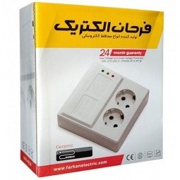 تصویر محافظ برق ارت دار یخچال و فریزر فرحان الکتریک با مغزی سرامیکی - 1.8متر Farhan Electric refrigerator and freezer electric protector