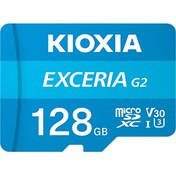 تصویر کارت حافظه microSDXC کیوکسیا مدل EXCERIA G2 کلاس 10 استاندارد UHS-I سرعت 100MBps ظرفیت 128 گیگابایت ا Kioxia EXCERIA microSDXC V30 UHS-I 100MBps - 128GB Kioxia EXCERIA microSDXC V30 UHS-I 100MBps - 128GB