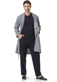تصویر ست پیژامه و لباس خواب مردانه پیرکاردین اورجینال | P002 RPT-05540 