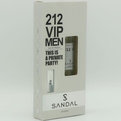 تصویر عطر جیبی مردانه صندل مدل 212 VIP حجم 25 میلی لیتر ا عطر مردانه عطر مردانه