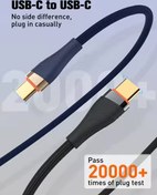 تصویر کابل شارژ دوسر LDNIO Type-c مدل LC691 