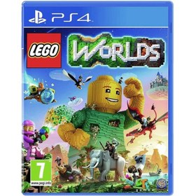 تصویر دیسک بازی Lego Worlds برای PS4 Lego Worlds