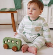 تصویر ست نوزادی نیلی طرح لاکی 