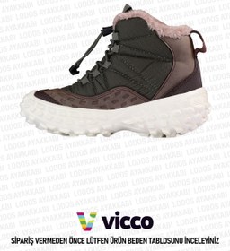 تصویر کفش پسرانه بچگانه مدل Tiger Light ارتوپدی پسر خاکی Kar Boots ویکو Vicco 