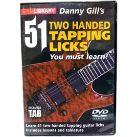 تصویر متد اموزش تپینگ گیتار الکتریک danny gill Tapping licks (Danny Gill)