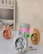 تصویر قالب شمع نوزادی سیلیکونی 