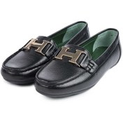 تصویر کفش کالج چرم طبیعی زنانه شیما مدل 801 