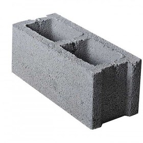 تصویر بلوک سبک پوکه ای دو جداره سایز 40*20*15 - کام و زبانه hollow block