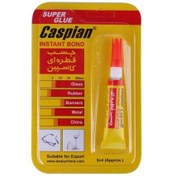 تصویر چسب قطره ای کاسپین مدل super glue حجم 3 گرم 