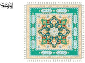 تصویر سفره چهار نفره کرامت جنس پارچه هازان و چاپ سابلیمیشن