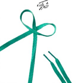 تصویر بند کفش تخت فیروزه ای - کد ۴۵ 