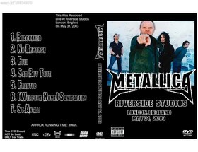 METALLICA CD Riverside Studios 2003