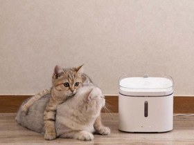 تصویر آبخوری هوشمند حیوانات شیائومی Xiaomi smart pet fountain Automatic drinking fountain for cats and dogs (4x deep filtering, quiet water flow, capacity of up to 7 days, Xiaomi Smart Pet Fountain White