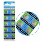 تصویر باتری ساعتی آلکالاین مدل LR44 AG13 بسته 10 عددی Battery AG13