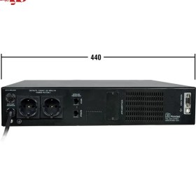 تصویر یو پی اس لاین اینتراکتیو 1.5 کاوا بدون باتری فاراتل مدل DSS1500P-RT Line Interactive UPS DSS1500P-RT 1.5 KVA without battery Faratel