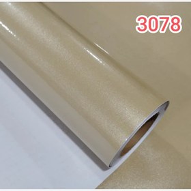 تصویر برچسب کابینت کد 3078 هایگلاس شاین بژ - 5 متر در عرض 61 سانت 