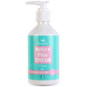 تصویر کرم آبرسان و مرطوب کننده حاوی روغن زیتون 2 Soapex Hydra Plus Cream With Olive Extract 2