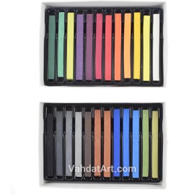 تصویر پاستل گچی پژواک ۲۴ رنگ 