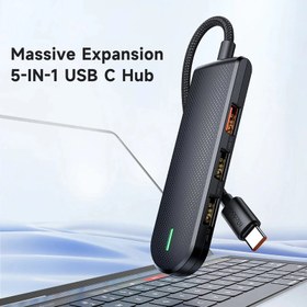 تصویر هاب 5 پورت USB-C مک دودو مدل HU-1430 