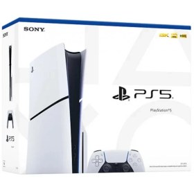 تصویر کنسول بازی سونی PS5 Slim استاندارد | به همراه یک دسته اضافه + هدست + پایه شارژر PlayStation 5 Slim Drive + 1 extra controller + Headset + charger