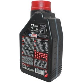 تصویر روغن موتور دو زمانه برند موتول 710 (MOTUL) یک لیتری 