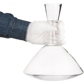 تصویر تنگ نودگلس مدل وینی کد 16857 Nudeglass jar, model Winnie, code 16857