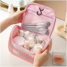 تصویر کیف آرایشی واش بگ سایز بزرگ (بیضی) 