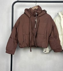 تصویر کاپشن وارداتی کد ۸۶۳۳ - بنفش / M 