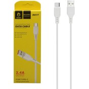 تصویر کابل شارژ USB به USB-C دنمن مدل D01T 