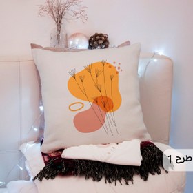 تصویر کوسن کد K248 مینیمال_گلدار