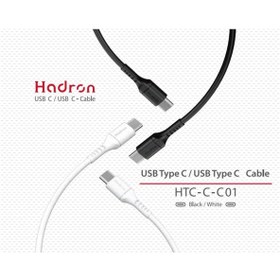 تصویر کابل دو سر تایپ سی Hadron مدل HTC-C-C01 