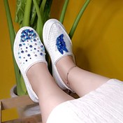 تصویر گیوه زنانه جواهردوزی کد ۷۰۶ 