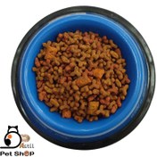 تصویر غذای خشک گربه مونلو با طعم مرغ و سالمون حاوی دانه های تشویقی 