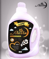 تصویر مایع لباسشویی مشکین شوی آیلاوین 3 لیتری با رایحه ادکلنی و ادکلن کپسوله شده Laundry Liquid for black and dark clothes