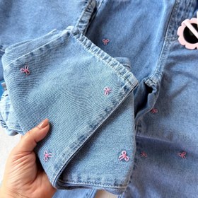 تصویر شلوار جین پاپیون 