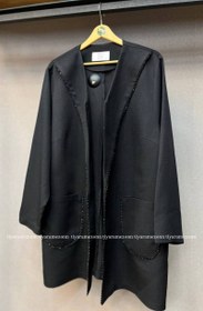 تصویر کت زنانه سایز بزرگ کریستال دوزی کد 269 