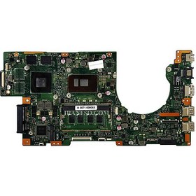تصویر مادربرد لپ تاپ ایسوس Mainboard Asus V502 CPU-I5-6200U_Ram-DDR4-8GB_VGA-2GB گرافیک دار 