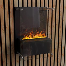 تصویر شومینه تبخیری دیواری Wall-mounted Water Vapour Fireplace