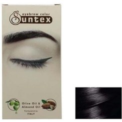 تصویر کیت رنگ ابرو سانتکس شماره E2 حجم 30 میلی لیتر رنگ مشکی 