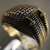 تصویر انگشتر مردانه طلا روس کد ۷۸۳۲ 