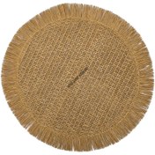 تصویر زیر بشقابی حصیری 